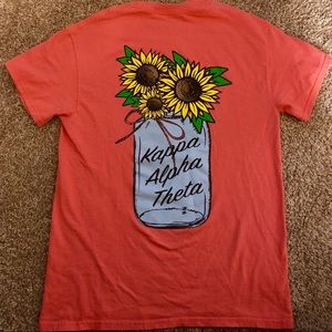 Kappa Alpha Theta Sunflower Short Sleeve Tee